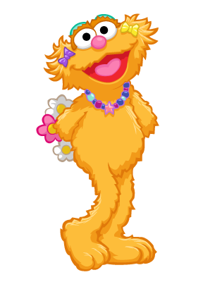 Sesame Street Zoe SVG